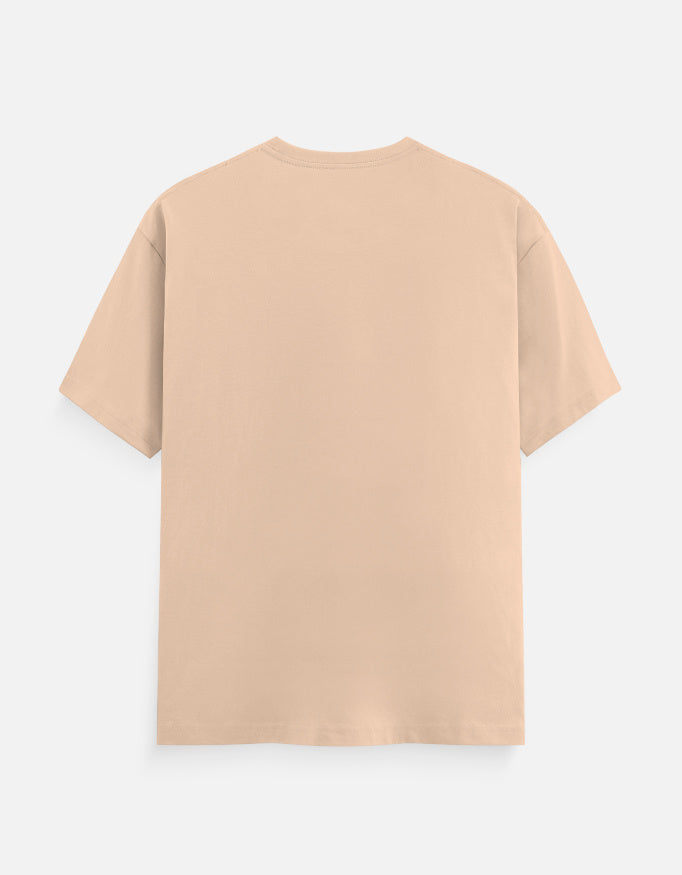 ARTELVIO Celestial Mandala Tee in peach with plain back