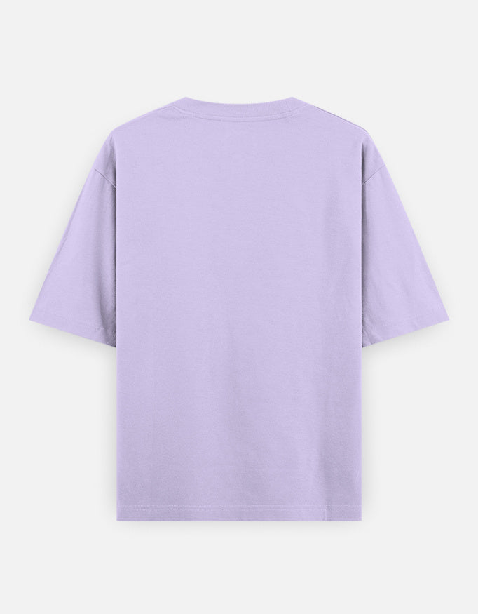 Artelvio The Wait oversized t-shirt in lavender, back view