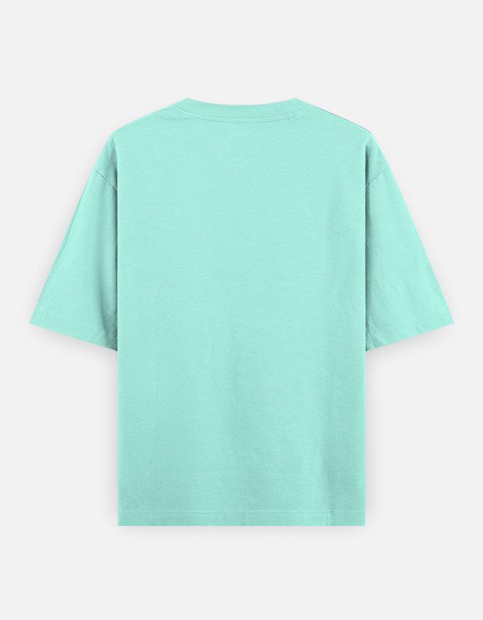 Artelvio The Wait oversized t-shirt in mint, back view