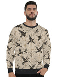 Shop the ARTELVIO Raven Atlas AOP Sweatshirt featuring raven illustrations, antique map details and celestial geometry in a distinctive streetwear design.
