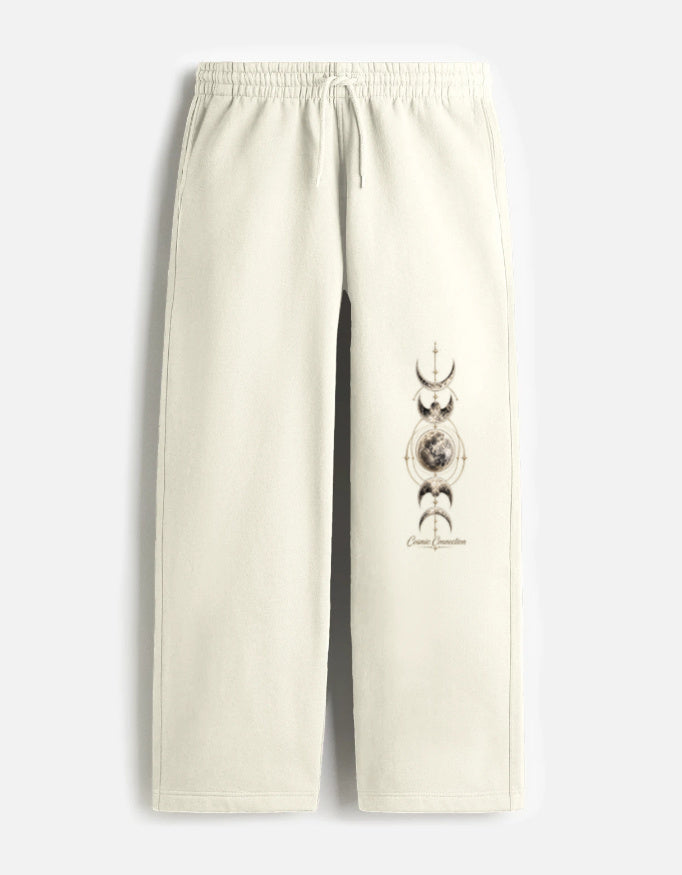 ARTELVIO COSMIC CONNECTION off white oversized sweatpants