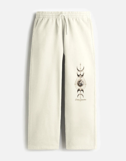 ARTELVIO COSMIC CONNECTION off white oversized sweatpants